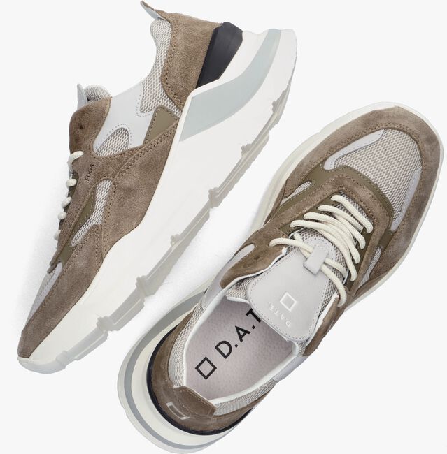 Taupe D.A.T.E Lage sneakers FUGA HEREN - large