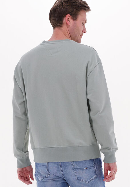 Groene TOMMY JEANS Sweater TJM TOMMY SIGNATURE CREW - large