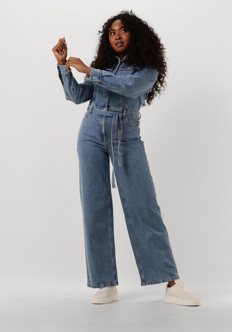 Blauwe SELECTED WOMEN Jumpsuits SLFELLIN LS JUMPSUIT - large