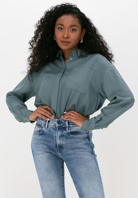 Groene SIMPLE Blouses WOVEN BLOUSE ELOISE ES - large