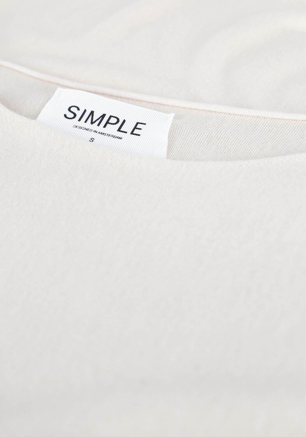 Gebroken wit SIMPLE Trui NOEK - large