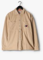 Beige TOMMY JEANS Overshirt TJM CHUNKY CORD OVERSHIRT