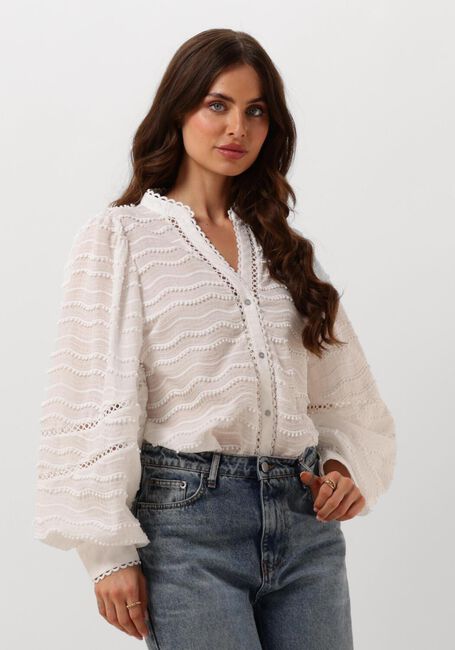 Witte CO'COUTURE Blouses WAVEDING SHIRT - large