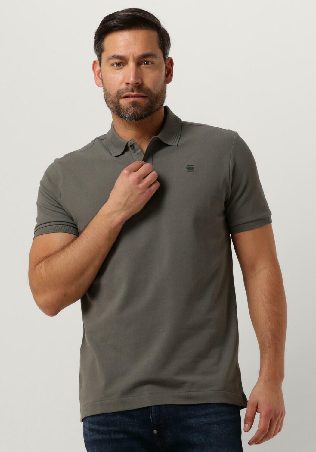 G-STAR RAW Heren Polo's & T-shirts Dunda Slim Polo S s Taupe