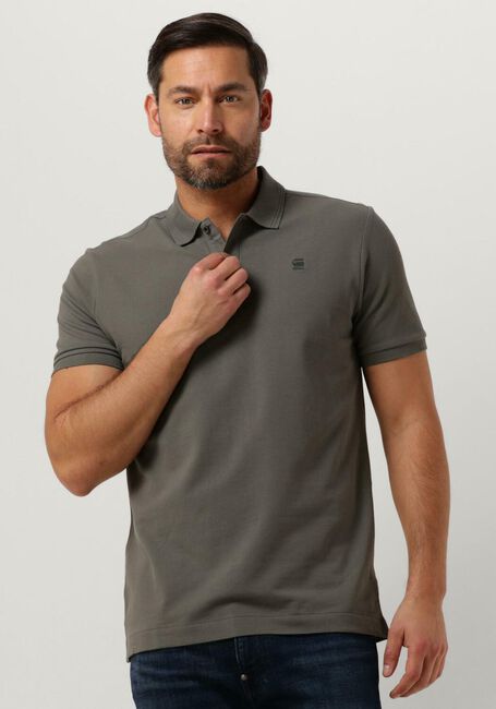 Taupe G-STAR RAW Polo DUNDA SLIM POLO S/S - large