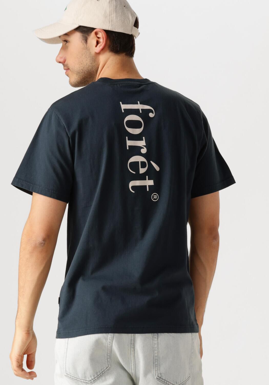 FORÉT Forét Heren Polo's & T-shirts Ocean T-shirt Donkerblauw