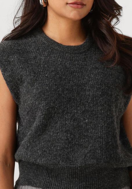 Donkergrijze ANOTHER LABEL Coltrui INDRA KNITTED PULL L/S - large