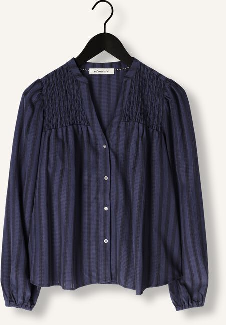 Donkerblauwe CO'COUTURE Blouses LULU SMOCK V-SHIRT Donkerblauwe CO'COUTURE Blouses LULU SMOCK V-SHIRT - large