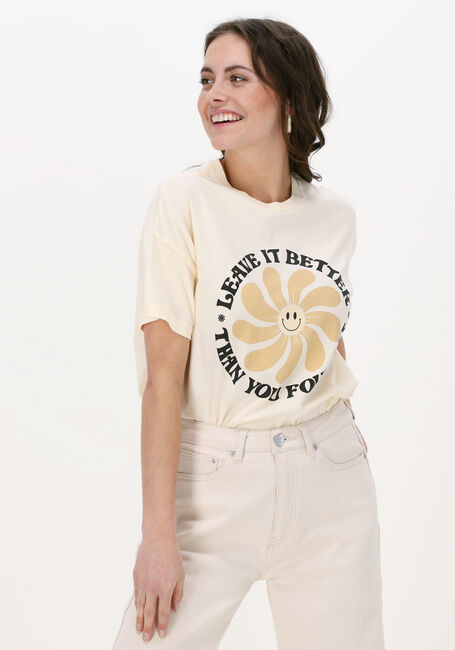 Ecru CATWALK JUNKIE T-shirt TS HAPPY | Omoda