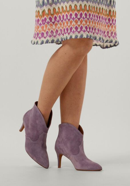 Paarse TORAL Enkellaarsjes SELENE - large