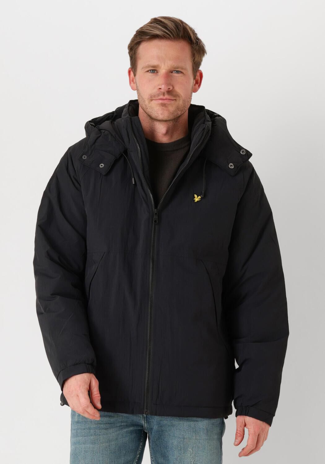 LYLE & SCOTT Heren Jassen Padded Puffer Jacket Zwart