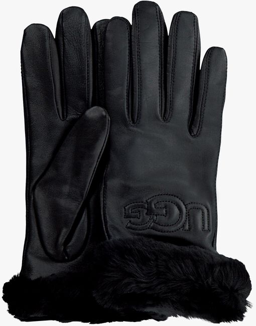 Zwarte UGG Handschoenen CLASSIC LOGO GLOVE - large