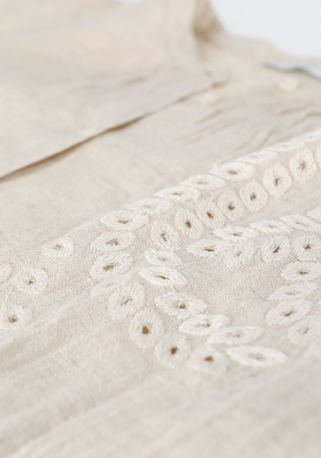 Ecru BY-BAR Blouses IVY SLUB BLOUSE - large