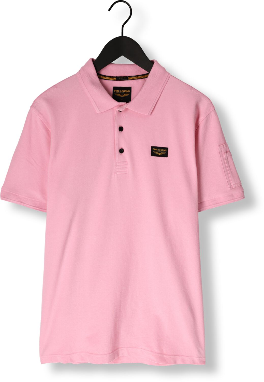 PME LEGEND Heren Polo's & T-shirts Trackway Polo Roze