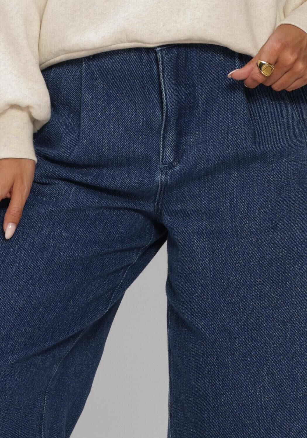 Blauwe BY-BAR Wide jeans LUX JEANS - large
