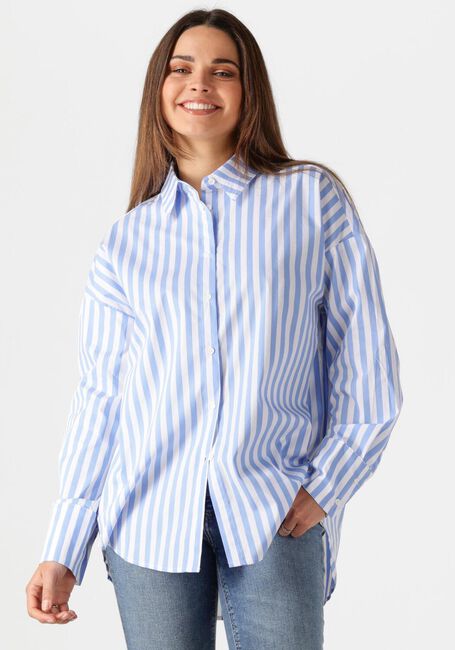 Blauwe CC HEART Blouses CC HEART HARPER STRIPE BLOUSE - large