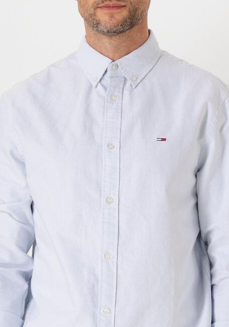 Lichtblauwe TOMMY JEANS Casual overhemd TJM REG OXFORD SHIRT EXT - large