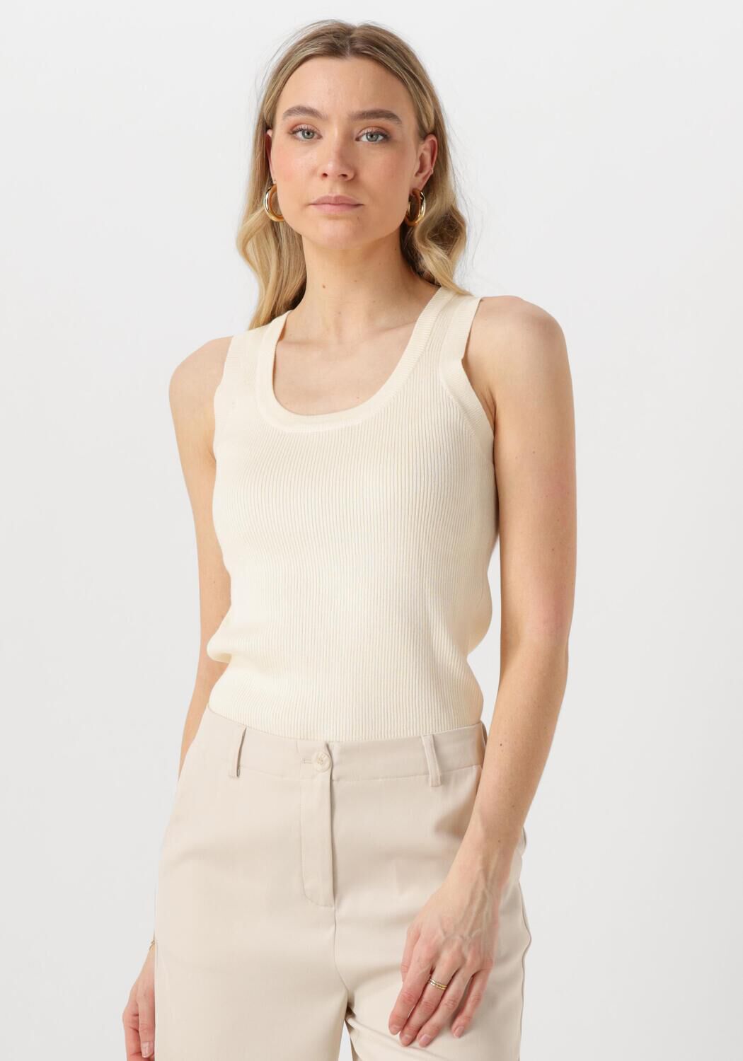 YDENCE Dames Tops & T-shirts Knitted Top Keely Creme