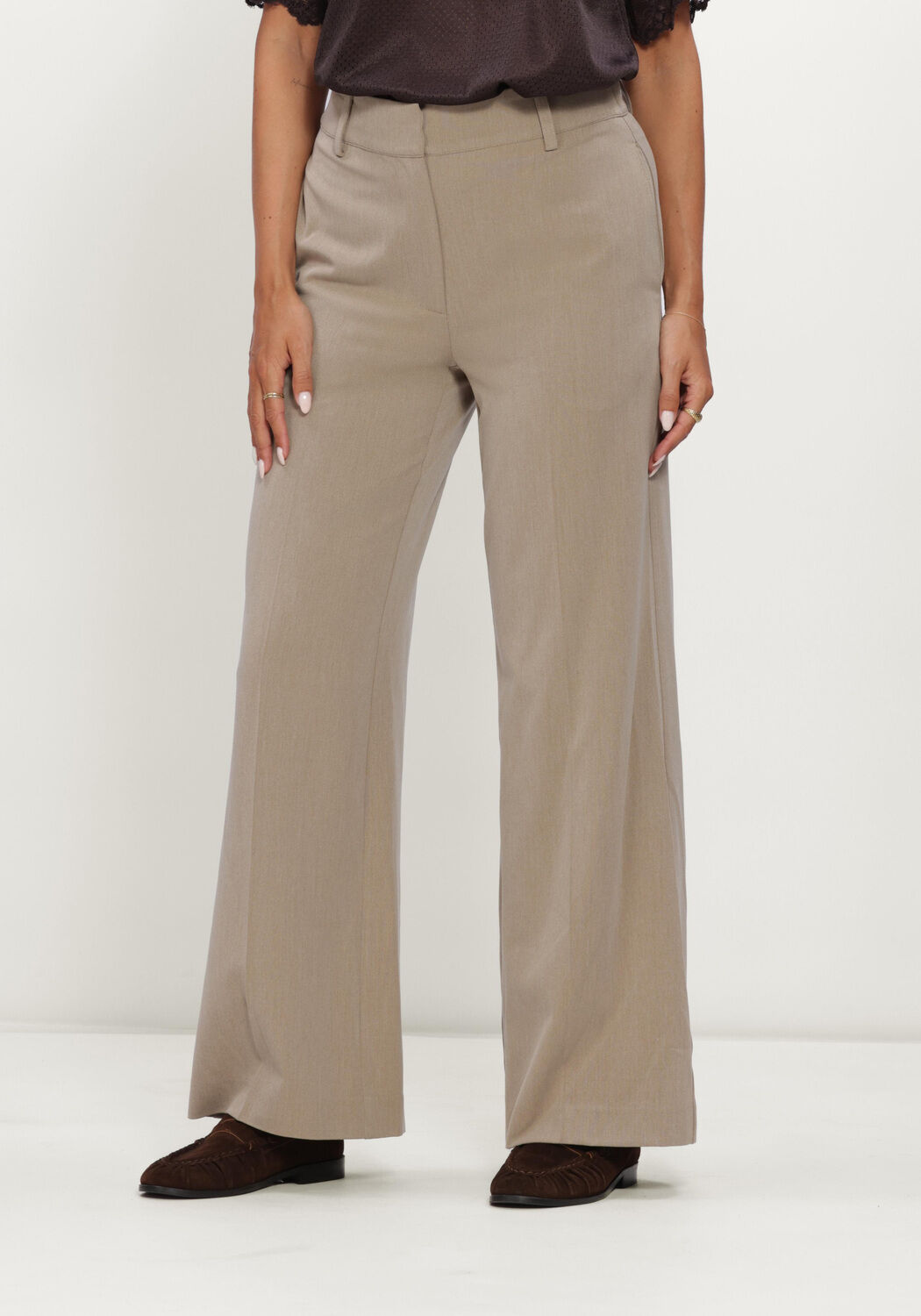 Zand CO'COUTURE Broeken EMINACC WIDE PANT - large