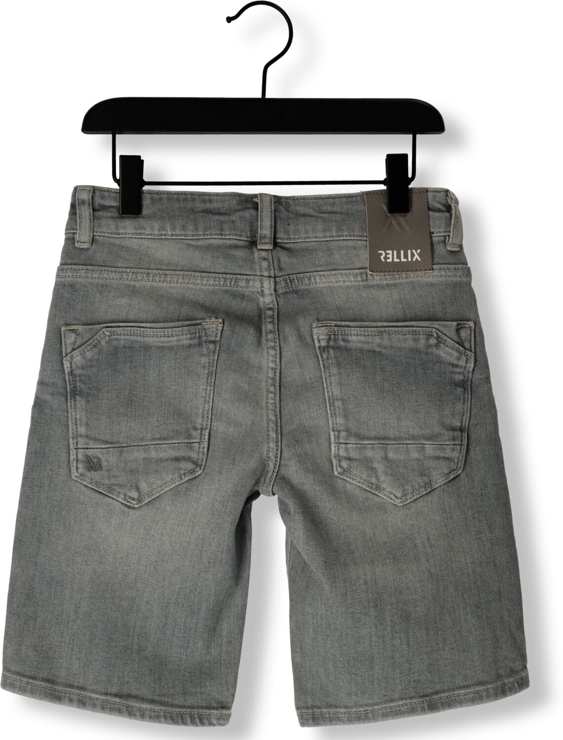 RELLIX Jongens Jeans Denim Short Grey Grijs