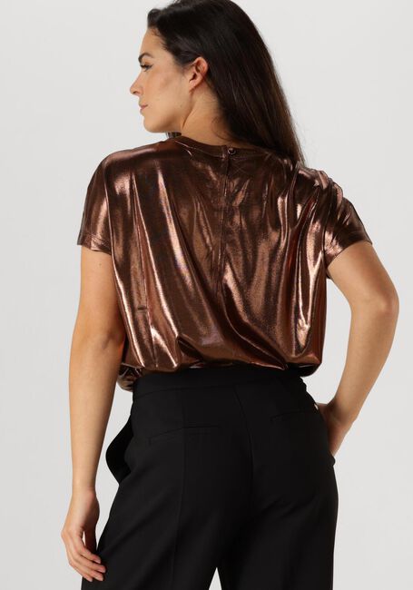 Bronzen MOS MOSH T-shirt NIVOLA O-NECK METALLIC TEE - large