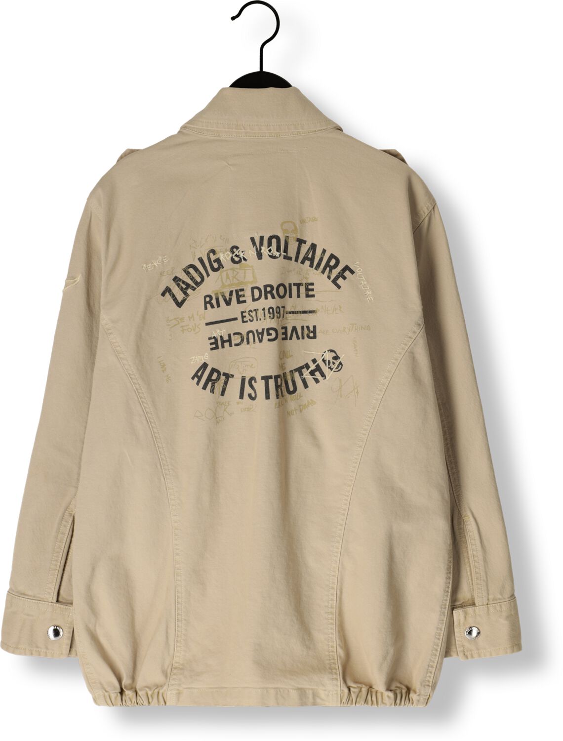 ZADIG & VOLTAIRE Jongens Jassen X60397 Creme