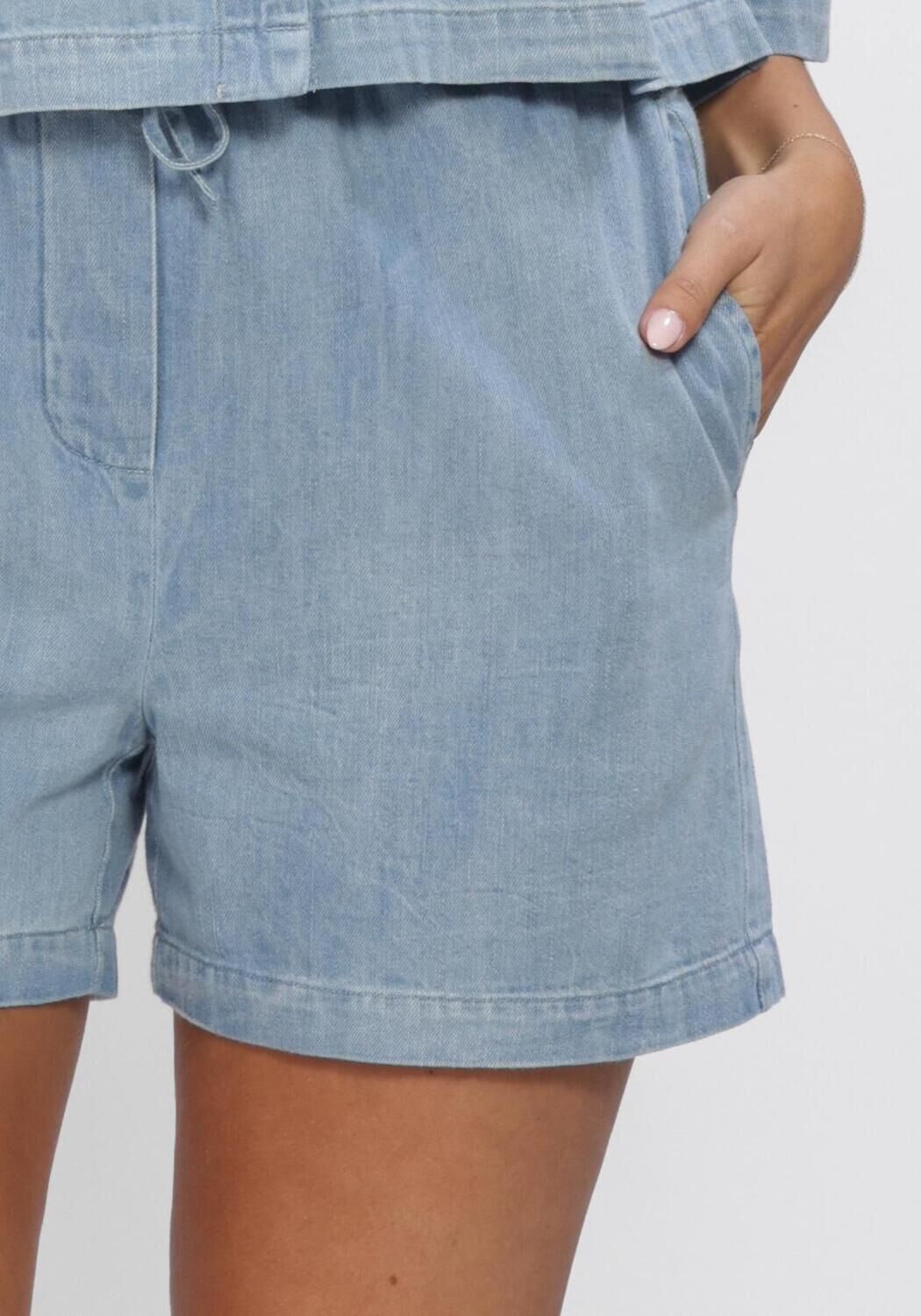 Blauwe MODSTR&Ouml;M Korte broek ALVARMD SHORTS - large
