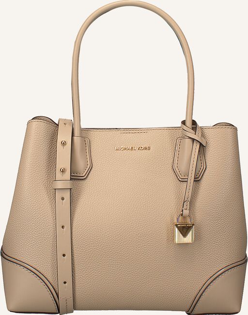 Beige MICHAEL KORS Handtas MD CENTER ZIP TOTE Beige MICHAEL KORS Handtas MD CENTER ZIP TOTE - large