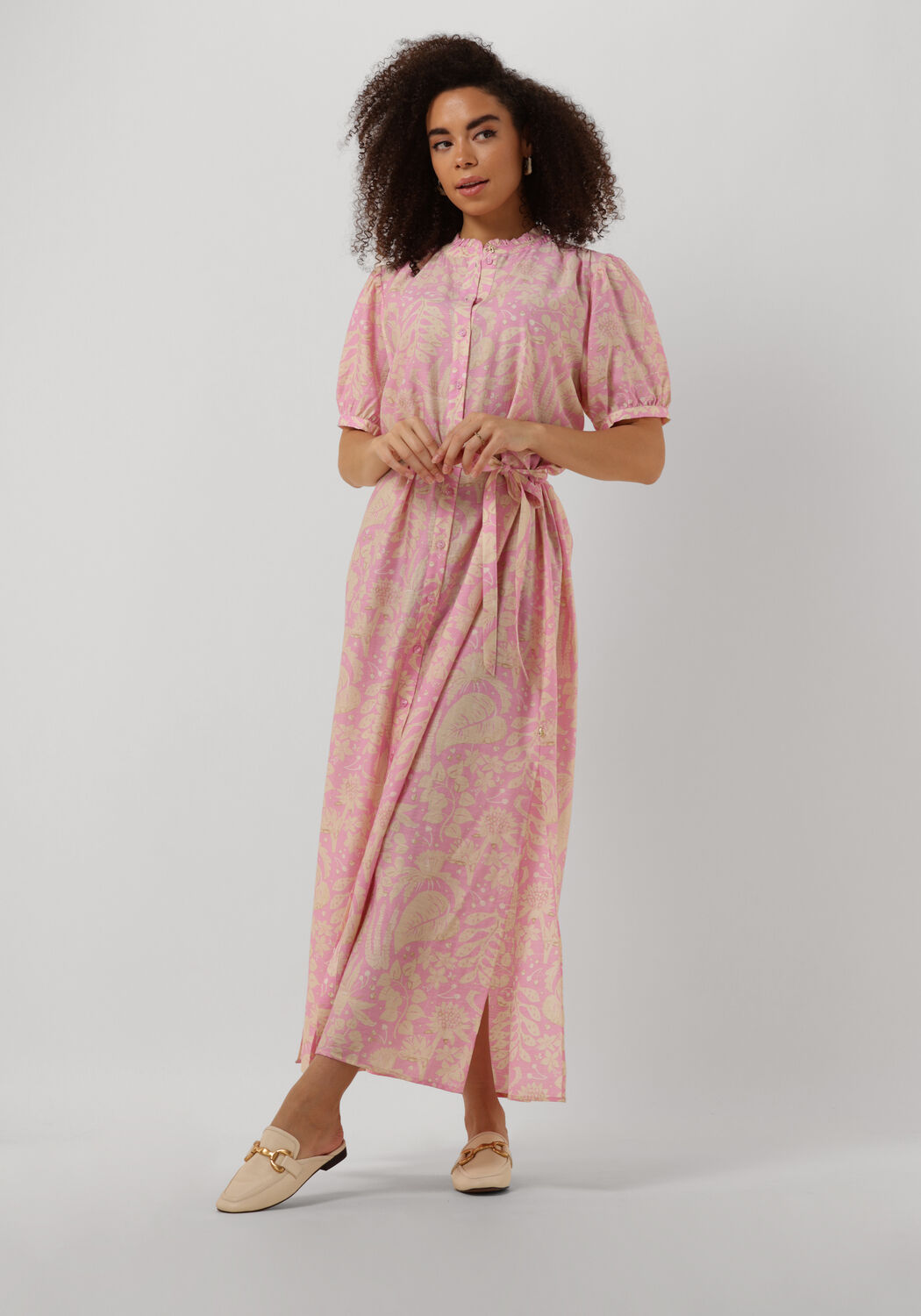 roze fabienne chapot maxi jurk girlfriend maxi dress 109