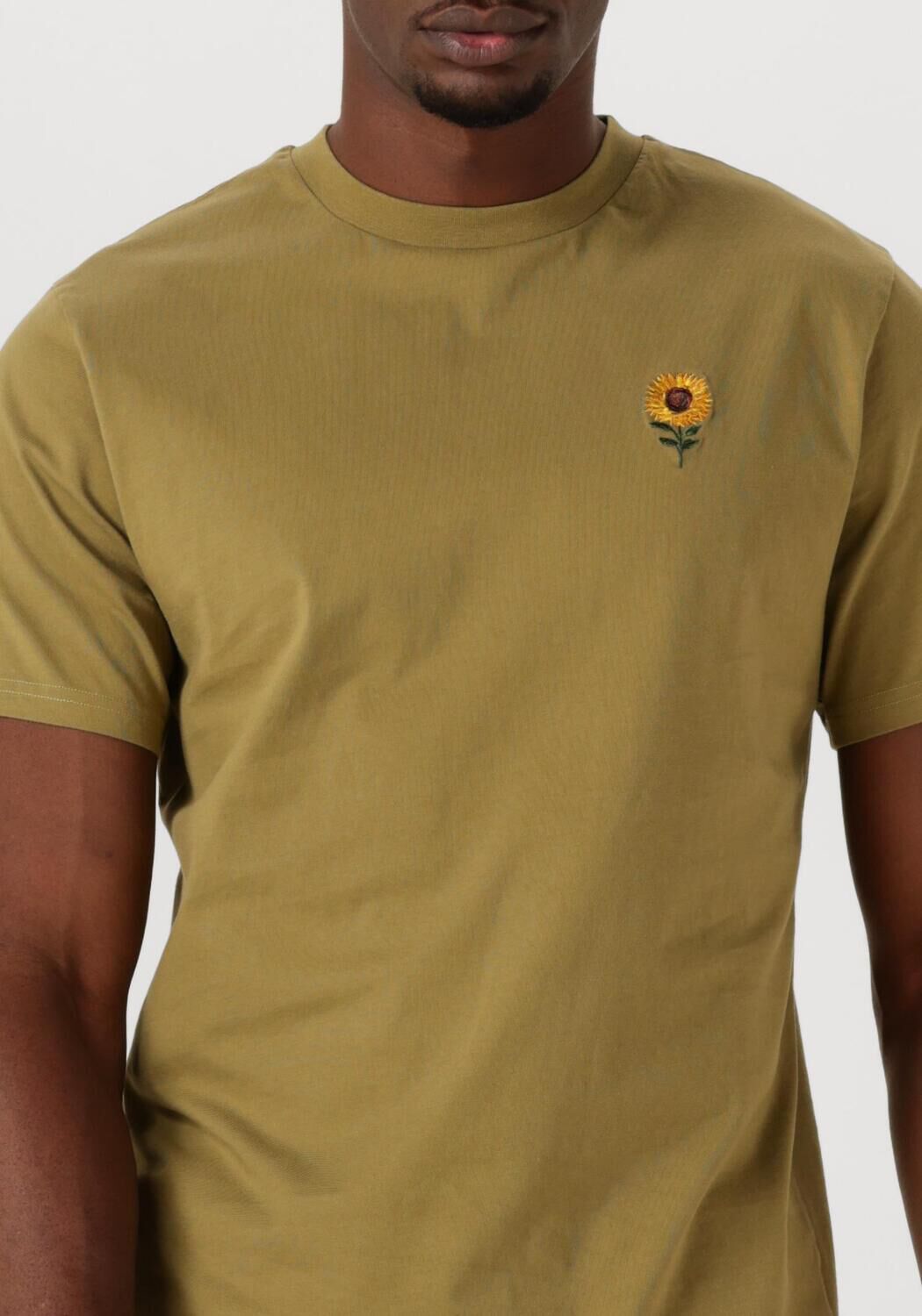 FORÉT Forét Heren Polo's & T-shirts Tournesol T-shirt Olijf