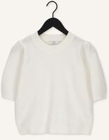Ecru CC HEART Trui ELSA DIAMOND KNIT BLOUSE, SHORT SLEEVES Ecru CC HEART Trui ELSA DIAMOND KNIT BLOUSE, SHORT SLEEVES - medium