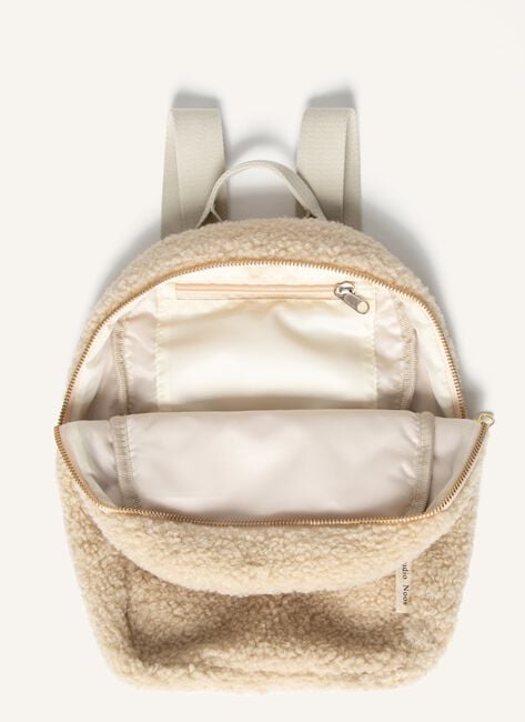 Beige STUDIO NOOS Rugtas TEDDY MIDI BACKPACK Beige STUDIO NOOS Rugtas TEDDY MIDI BACKPACK - large