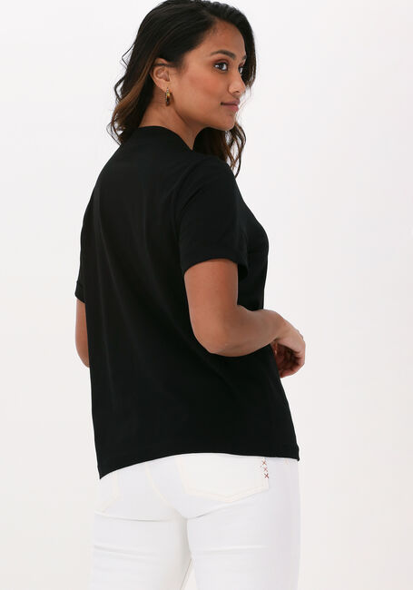 Zwarte SCOTCH & SODA T-shirt RELAXED-FIT ORGANIC COTTON T-SHIRT WITH ARTWORK - large
