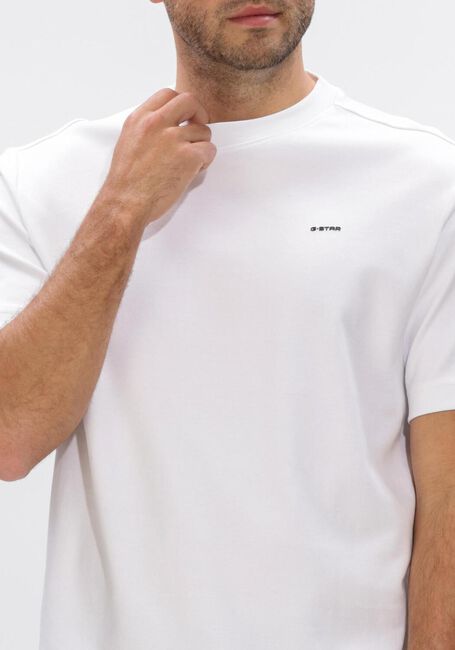 Witte G-STAR RAW T-shirt TRUE REGULAR R T - large