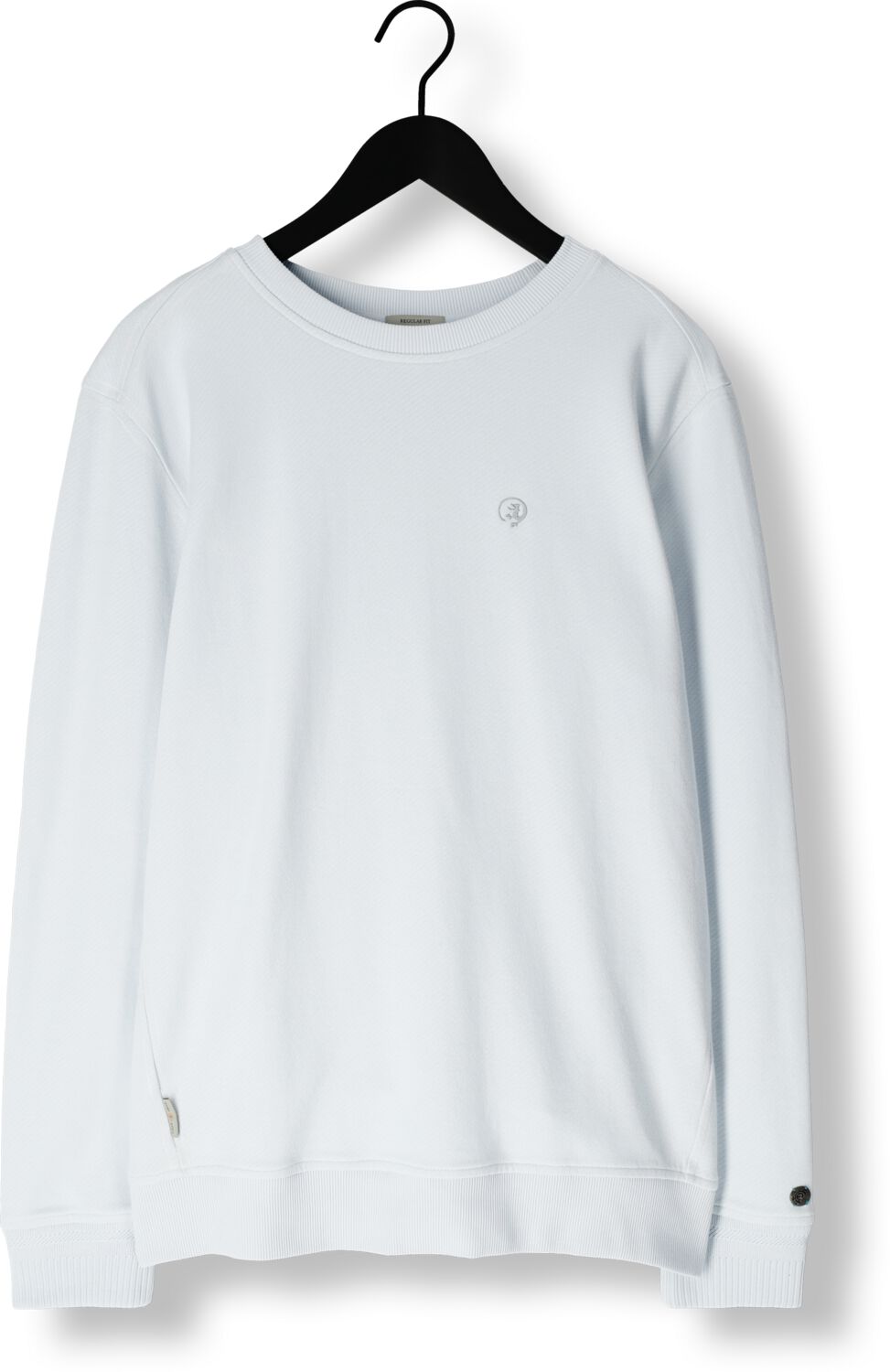 CAST IRON Heren Truien & Vesten Long Sleeve R-neck Regular Fit Twill Blauw