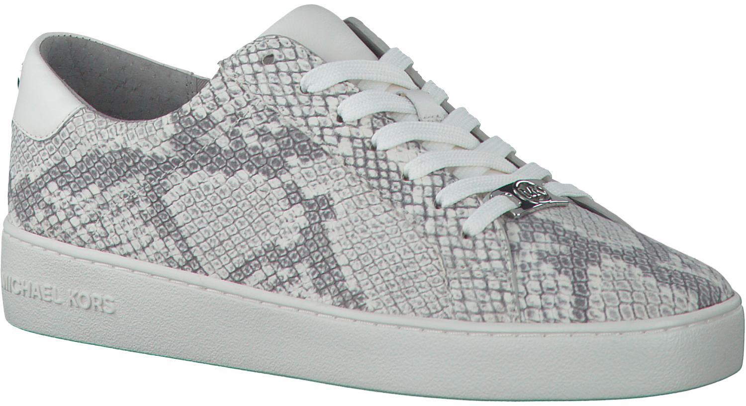 witte michael kors sneakers irving lace up