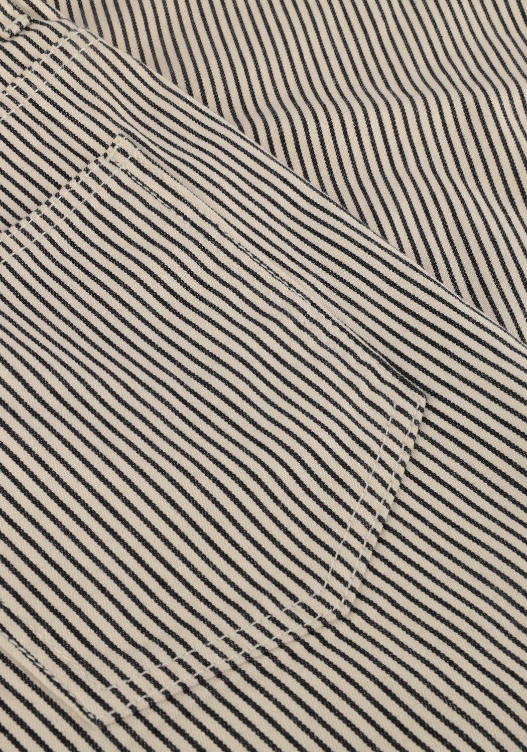 Ecru BY-BAR Broeken LEW STRIPE PANTS - large