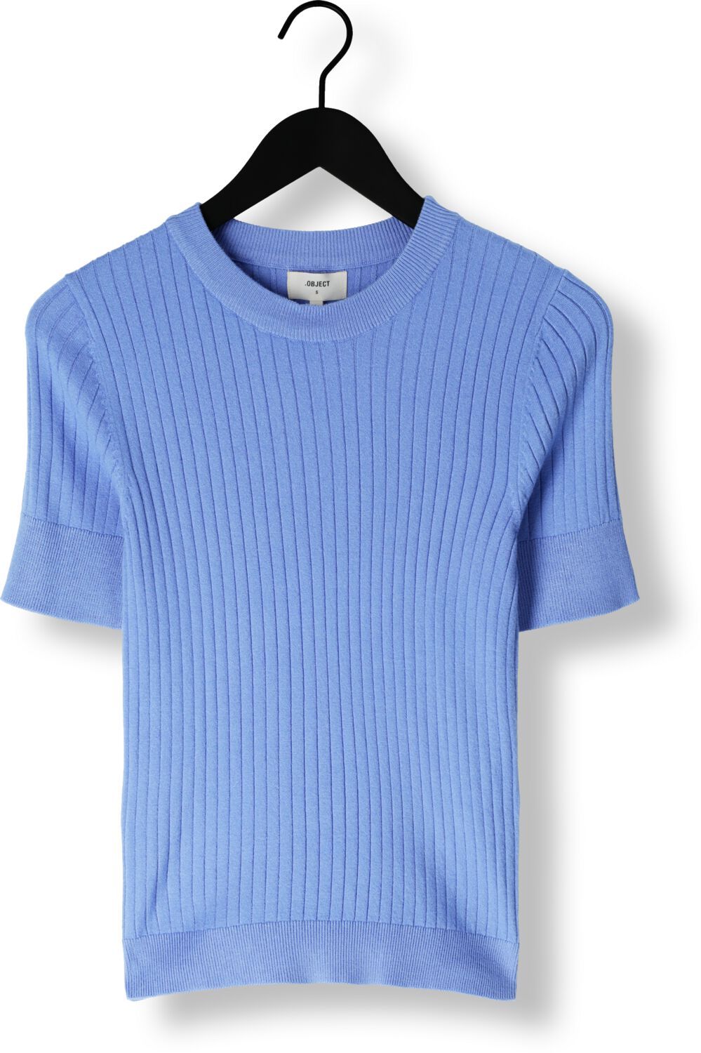 OBJECT Dames Tops & T-shirts Objnoelle S s Knit T-shirt Lichtblauw
