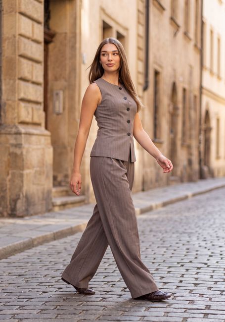 Taupe GRACE & MILA Gilet WAISTCOAT - large
