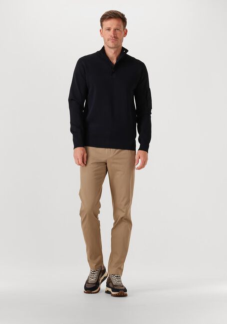 Zwarte GENTI Trui TURTLE 3 BUTTON LS - large