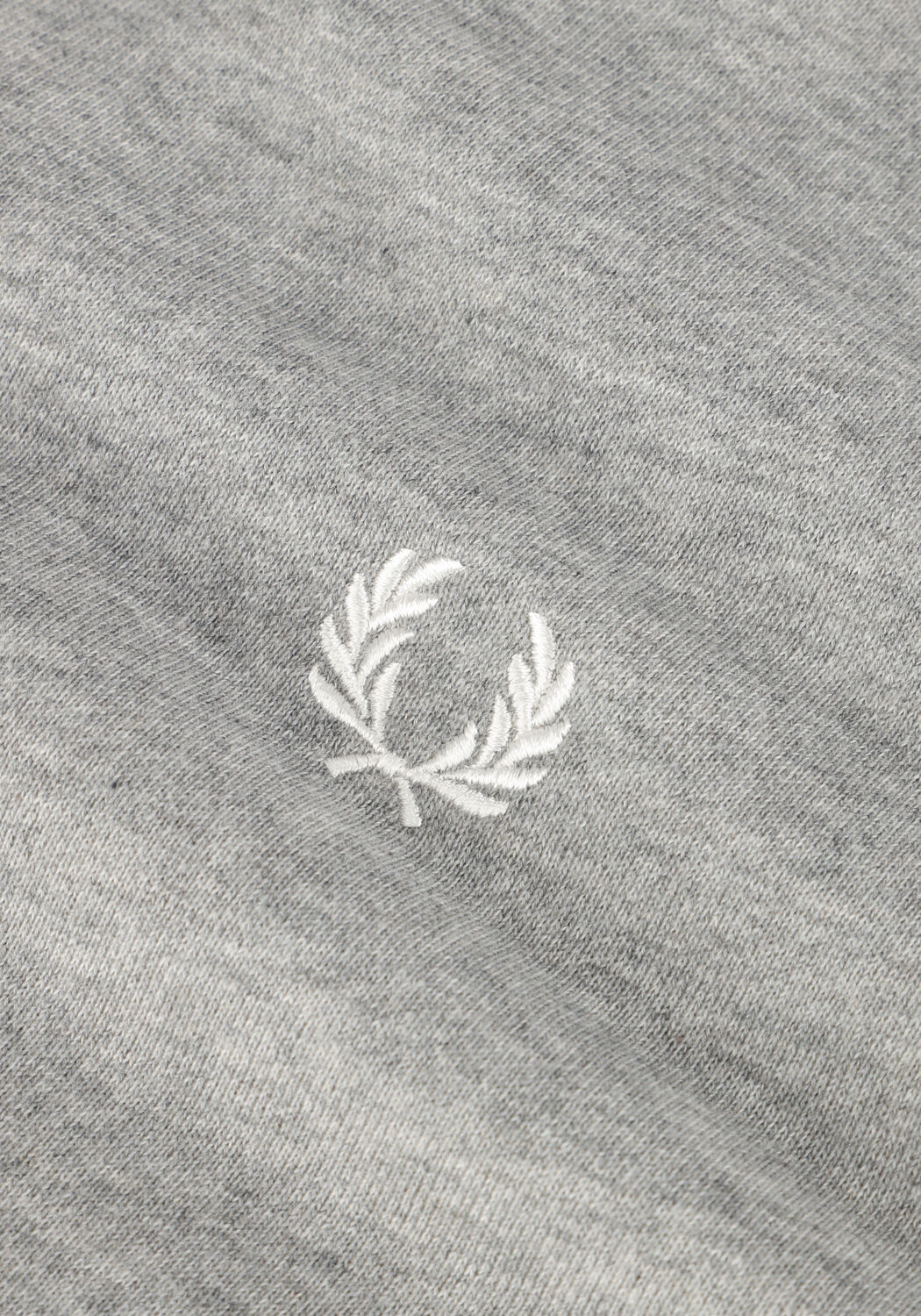 Lichtgrijze FRED PERRY Sweater HALF ZIP SWEATSHIRT - large