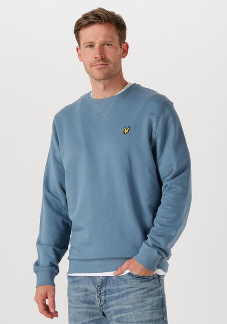 Blauwe LYLE & SCOTT Trui CREW NECK SWEATSHIRT - large