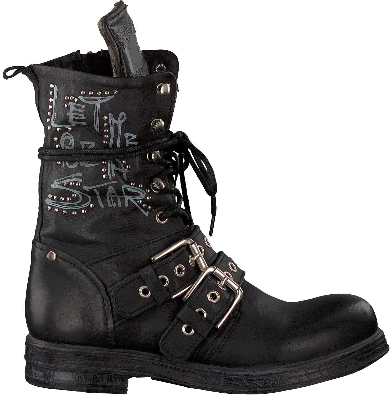 Zwarte REPLAY Biker boots DUNYA | Omoda Zwarte REPLAY Biker boots DUNYA | Omoda