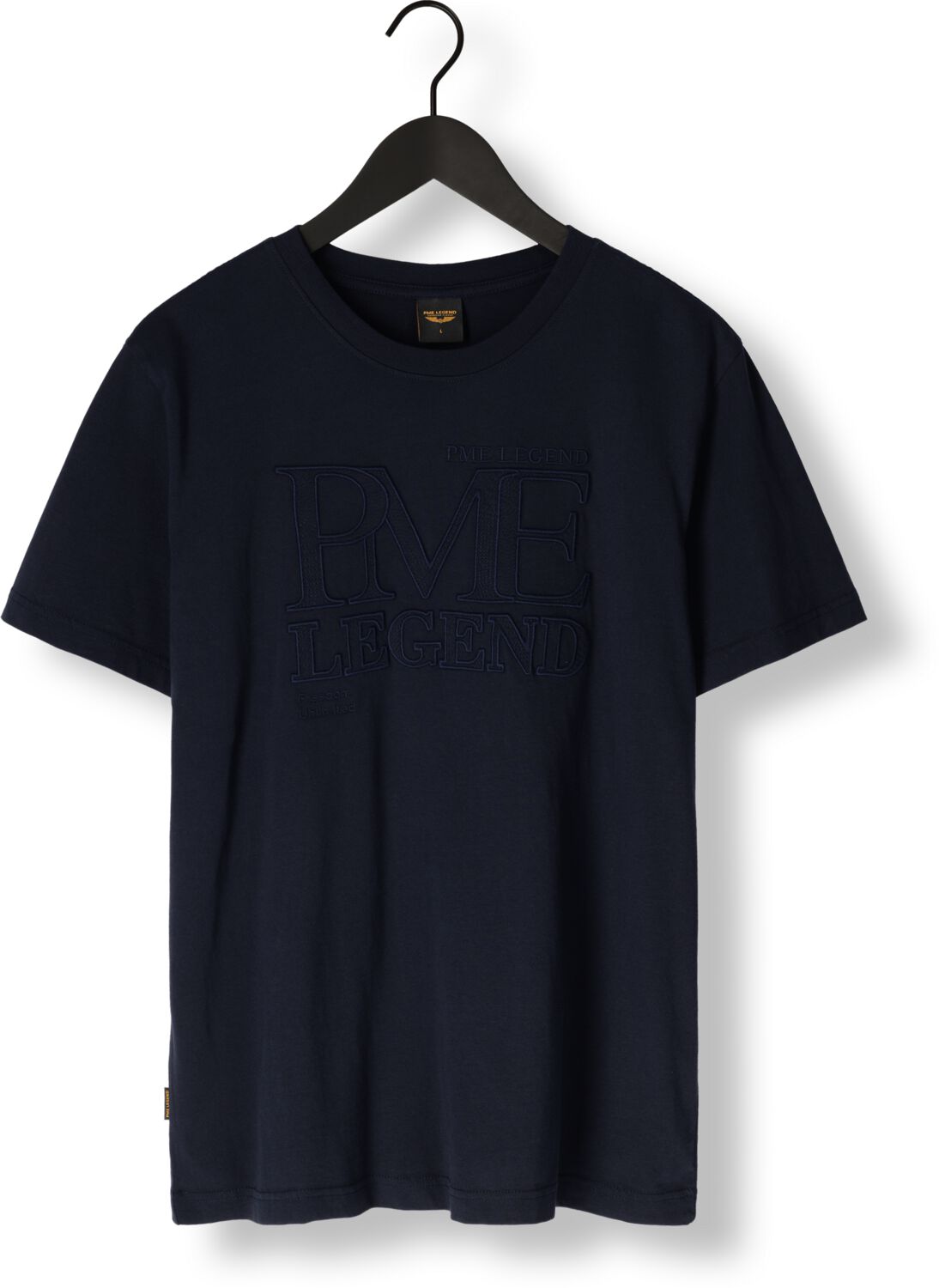 PME LEGEND Heren Polo's & T-shirts Single Jersey Donkerblauw