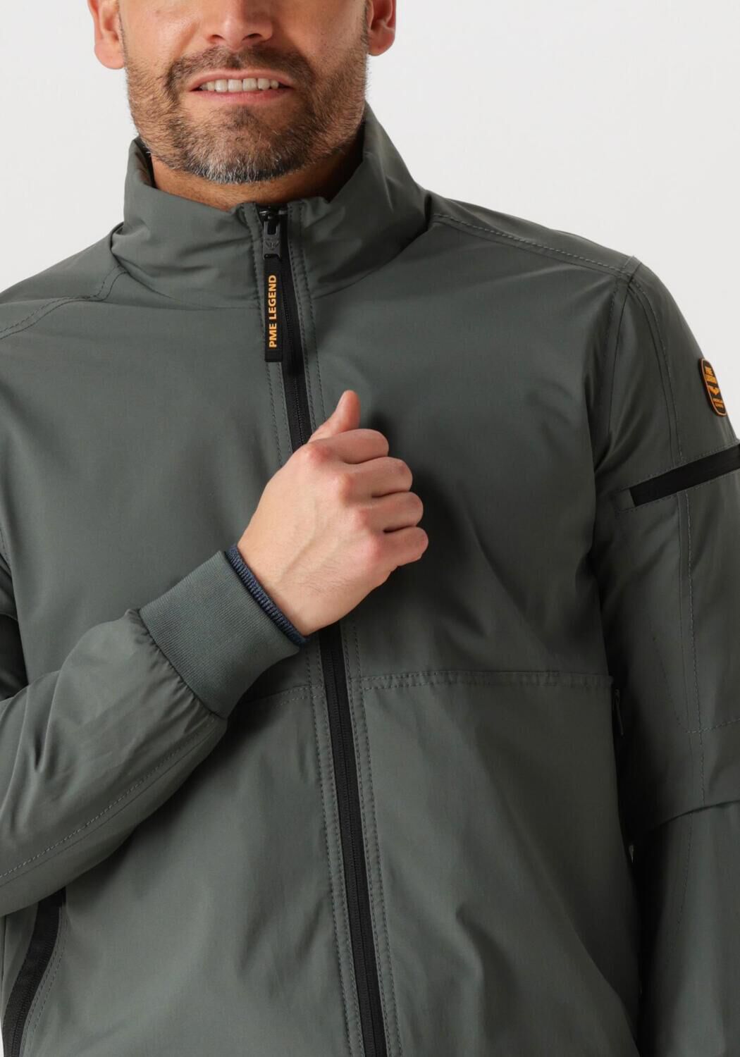 PME LEGEND Heren Jassen Flight Jacket Winglock 2 Layer Softshell Groen