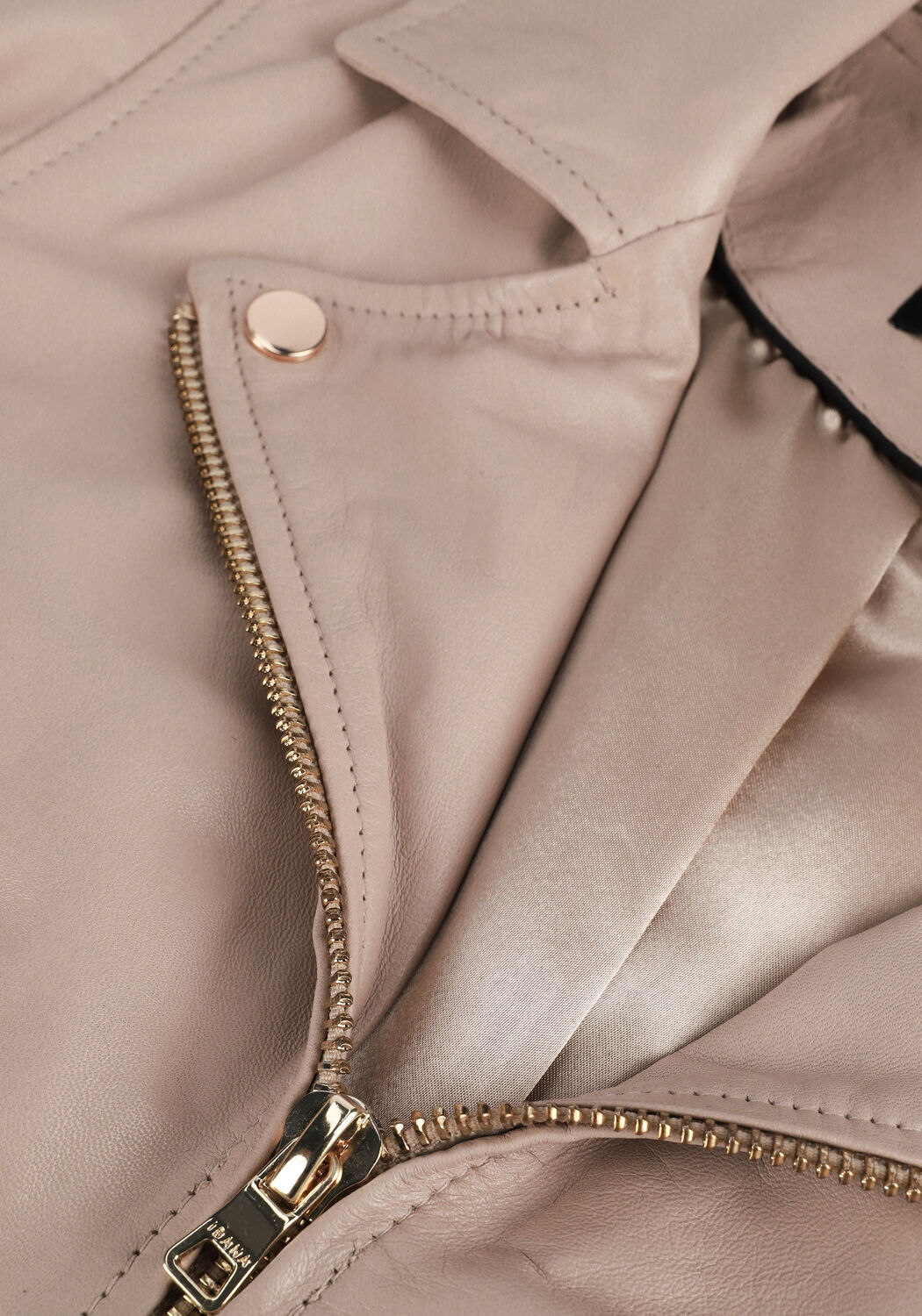 Beige IBANA Leren jas BRUNA - large