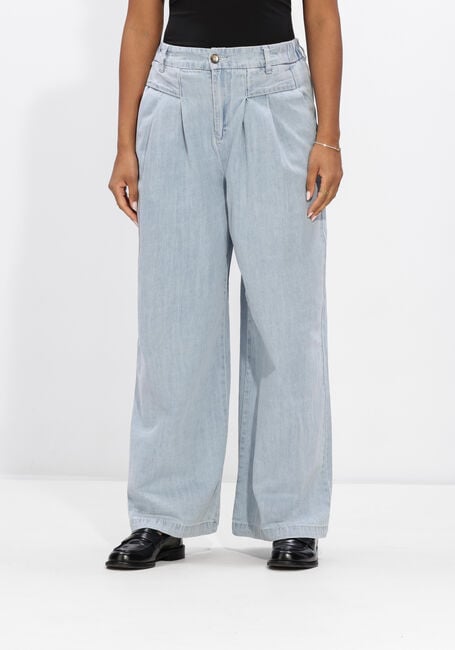 Blauwe WITHBLACK Broeken WBLFRANCISCA WIDE DENIM PANT - large