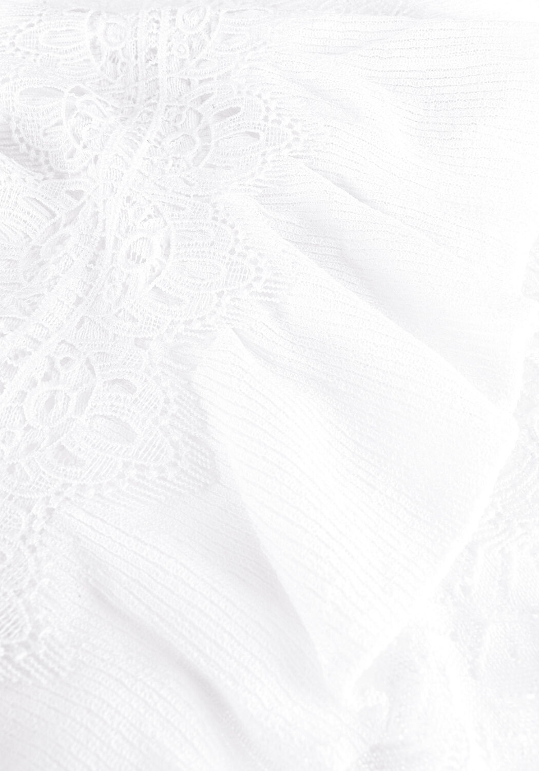 Witte Y.A.S. Top YASKILA SS V-NECK KNIT PULLOVER - large