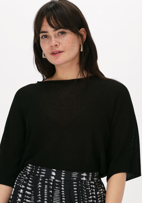 Zwarte SIMPLE Top KNITTED SWEATER CORNELIA ES - large