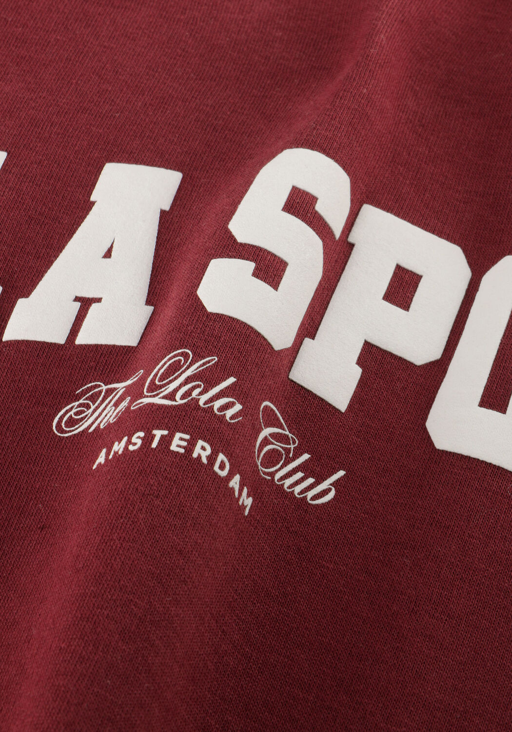 Bordeaux THE LOLA CLUB Trui JADE SWEATER - large